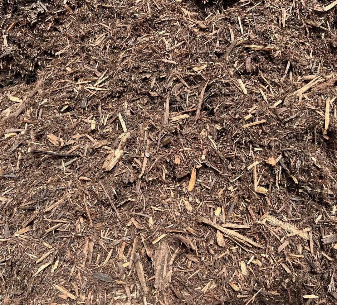 Orange cypress mulch