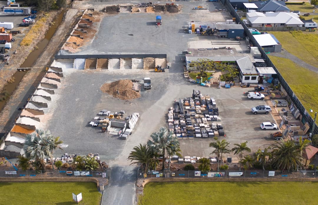 Supply yard overview